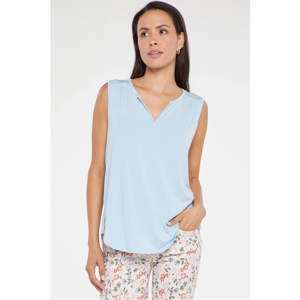 NWT NYDJ Sleeveless Perfect Clear Sky Top